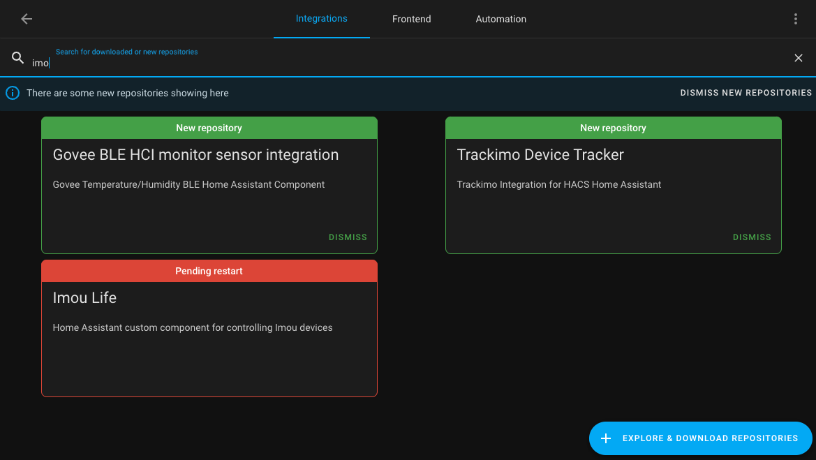 Home Assistant: Imou Life Camera Integration