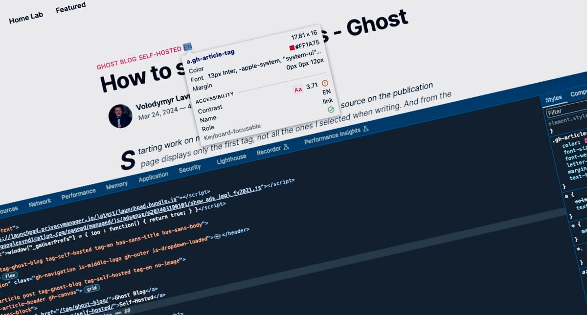 How to show post tags - Ghost