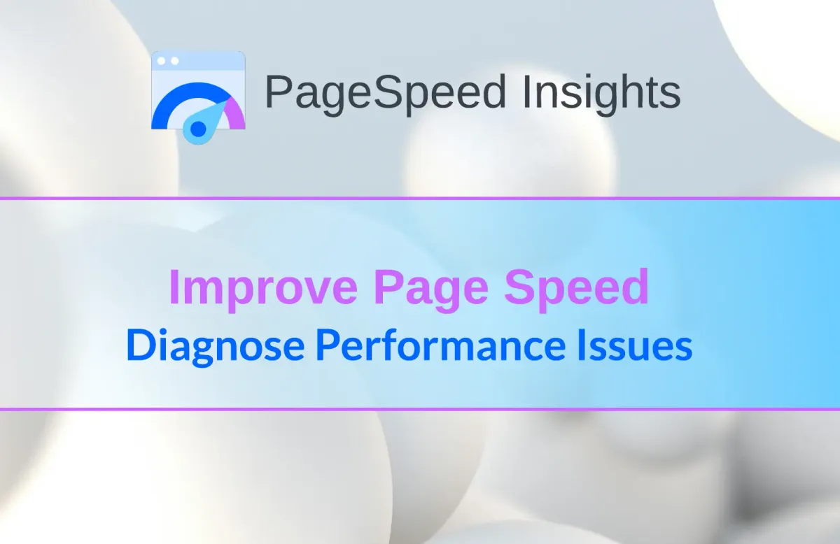 Page Speed Optimization - PageSpeed Insights