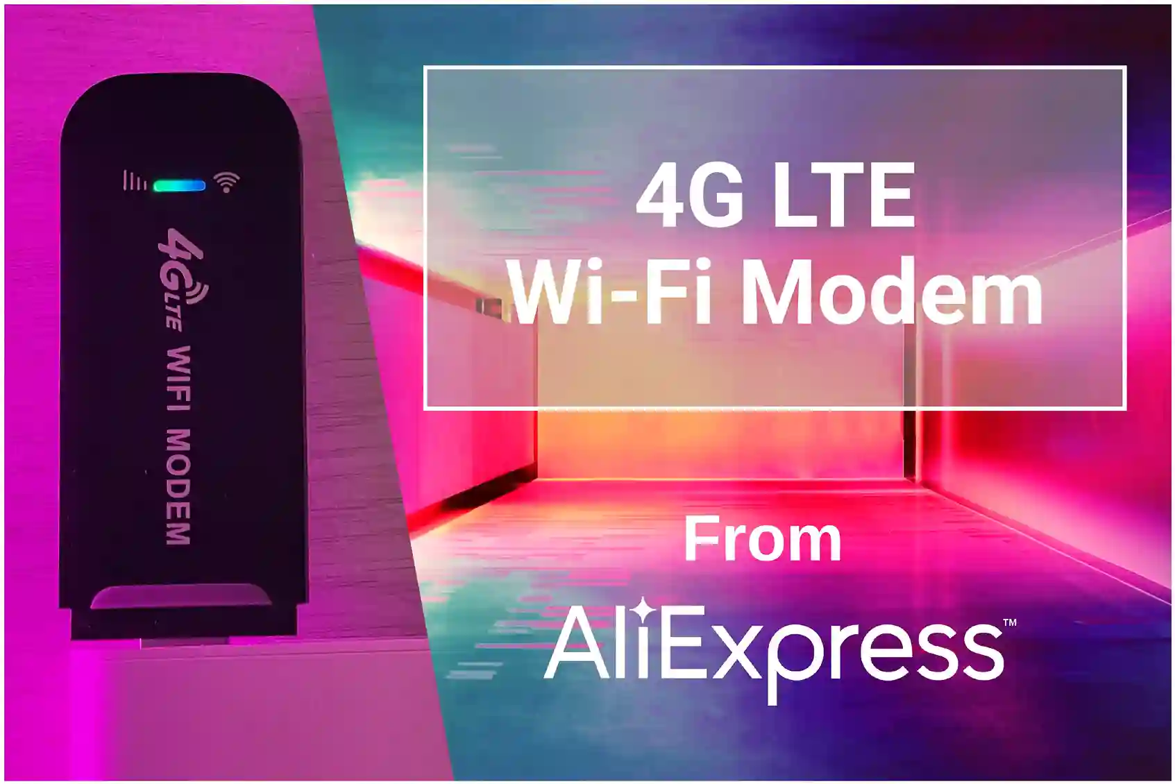 Огляд 4G LTE USB модема з Wi-Fi з AliExpress